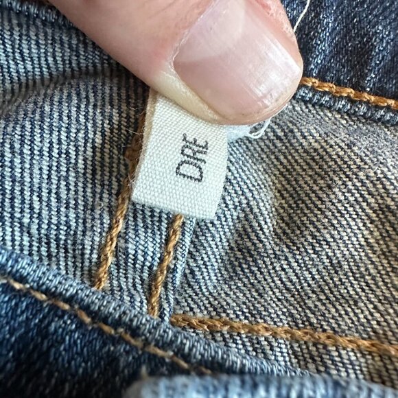 Rag & Bone Dre Skinny Jeans Mable Wash Denim Distressed Raw Hem Size 27 Women's - Picture 10 of 11